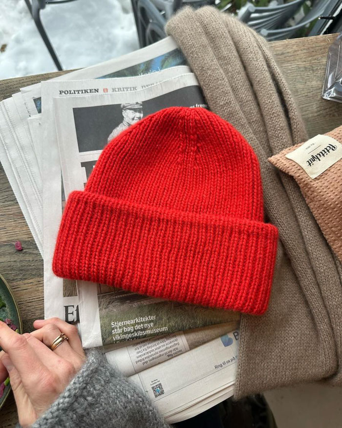 [PKWEEKENDHOHJE] Weekend Hat ohje PetiteKnit