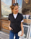 Weekend Slipover V-neck ohje PetiteKnit