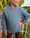 Moby Sweater Junior ohje PetiteKnit  lasten malli