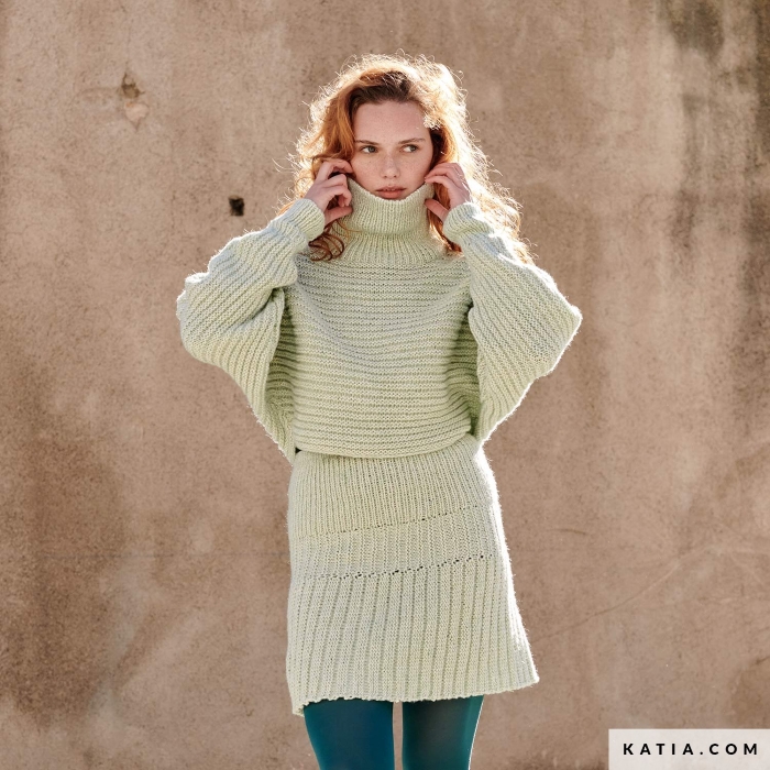 [Y7340410] Naisen pusero ja hame |Katia CPT-201 ohje