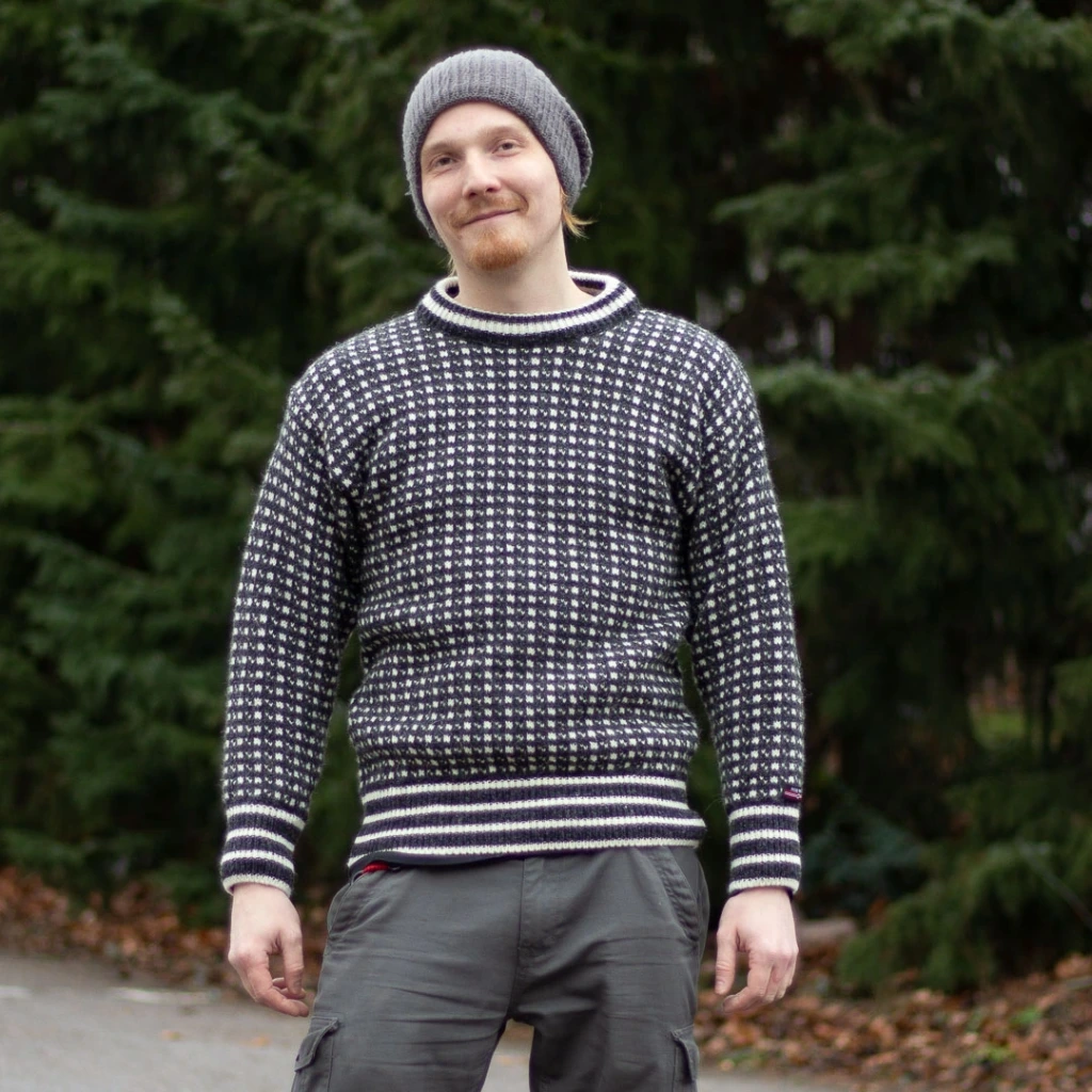 [NW102158L] Villapaita Islender o-aukko 102-158 Norwool (koko L)