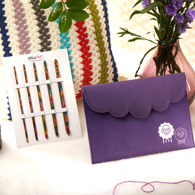 [Q20669] Virkkuukoukkusetti Symfonie 2-päinen KnitPro uusi