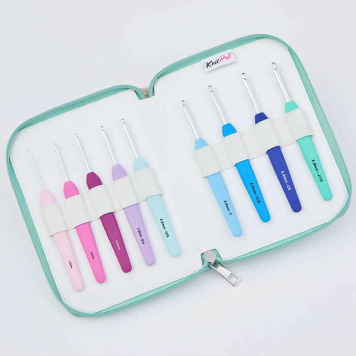 Virkkuukoukkusetti Waves2.0 Deluxe KnitPro