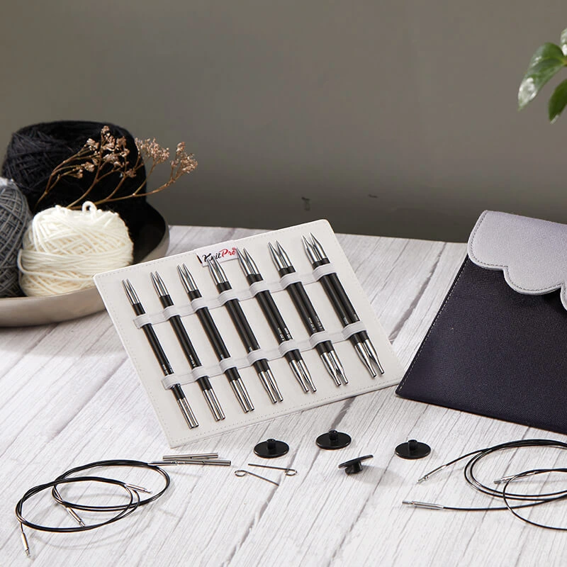 Puikkosetti Karbonz Midi KnitPro Deluxe