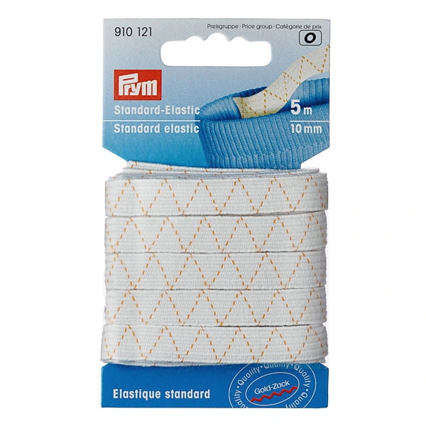 Kuminauha 10 mm 5 m Prym valkoinen