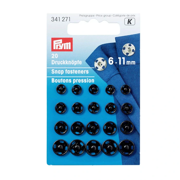 Neppari 6-11 mm musta Prym