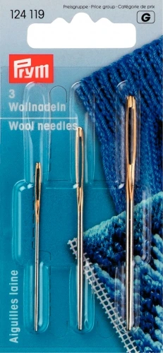 [P124119] Ryijyneula tylppä Prym Wool needles