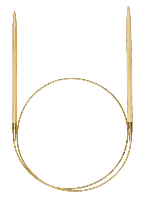 [A555740250] Pyöröpuikko Bambu 40 cm Addi (2.50 mm)