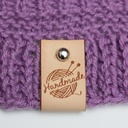 Handmade-merkki nahkaa taitettava niitillä