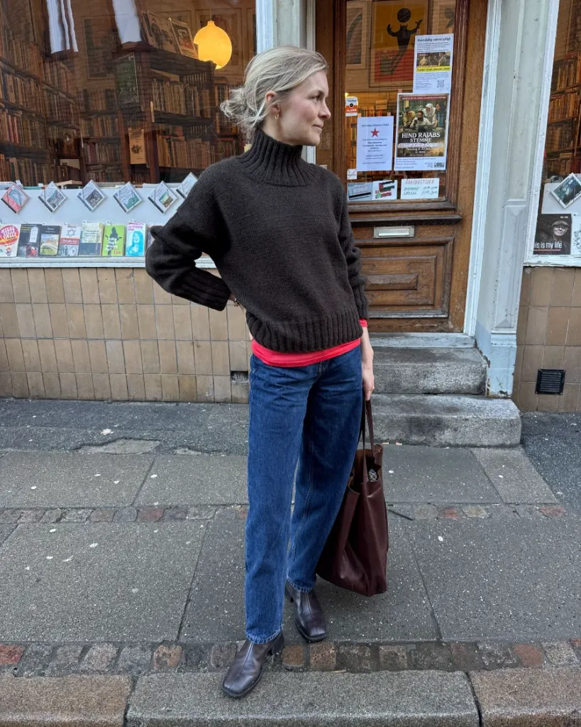 [PKHANNAHOOHJE] Hannah Sweater O-neck ohje PetiteKnit