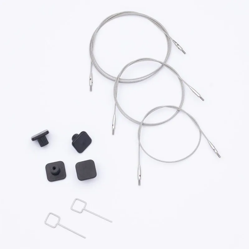 Teräskaapeli Petite 2kpl KnitPro