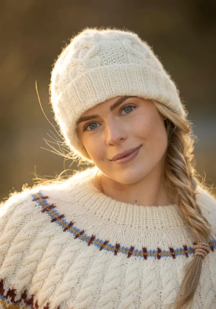 Palmikkopipo Breida | Viking Garn 2601-8 ohje