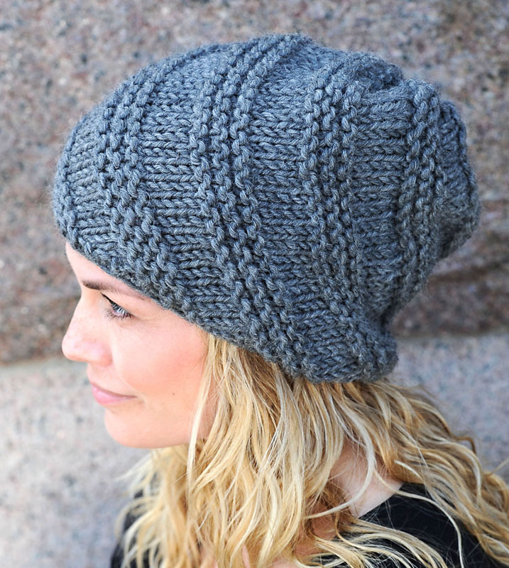 Vinoraitainen pipo | Hjertegarn 65 D ohje