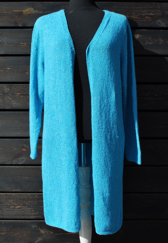 Pitkä neuletakki | Hjertegarn 1639 ohje