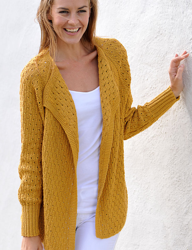 Pintaneuletakki raglanhihoilla | Hjertegarn 515009 ohje