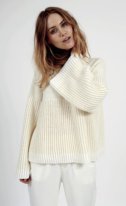 Bibi patenttineulepusero | Hjertegarn 1734 ohje