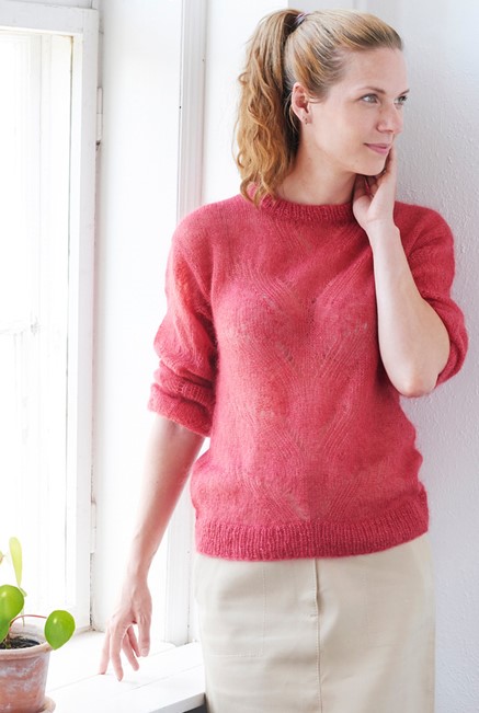 Nana pitsineulepusero | Hjertegarn 1850 ohje