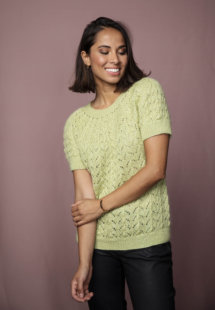 [Y7340216] Pitsineulepaita Dalia | Hjertegarn 2491 ohje