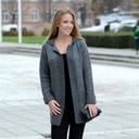 Kauluksellinen neuletakki  | Hjertegarn 1637 ohje