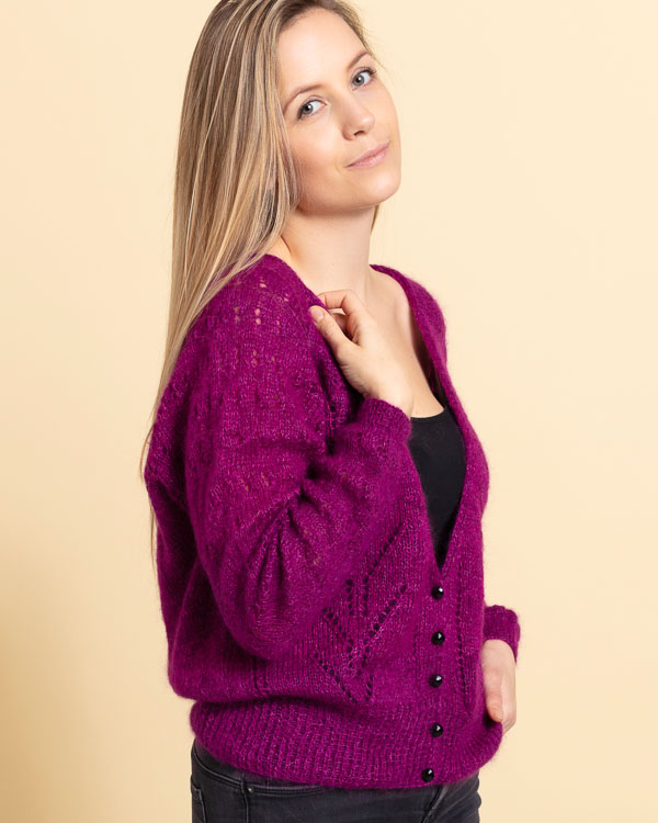 [Y7340253] Pitsineuletakki Stephanie | Hjertegarn 1988 ohje