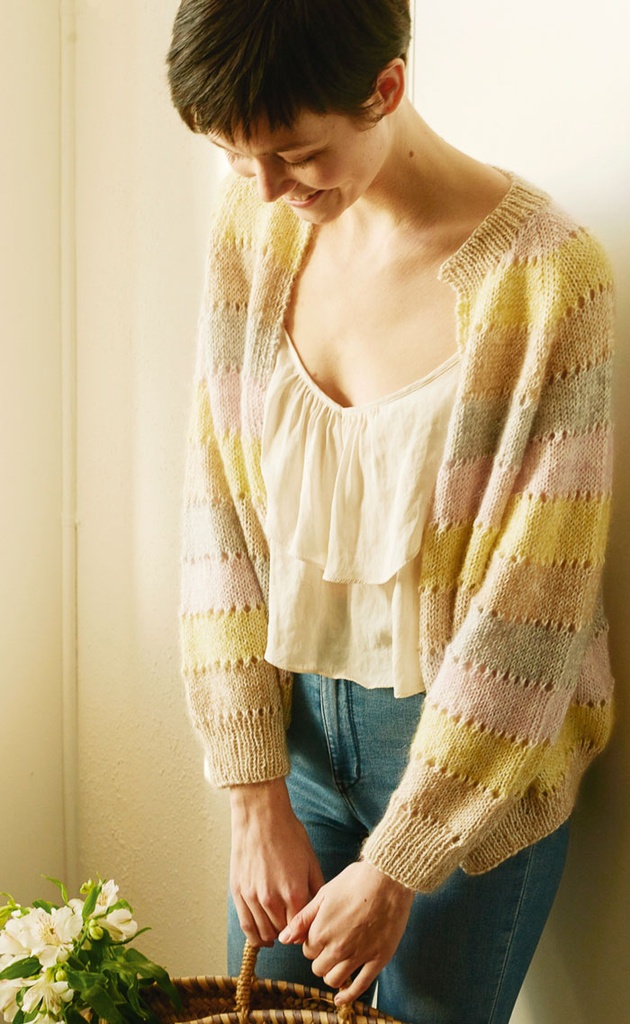 Gry pastellitakki  | Hjertegarn 1873 ohje