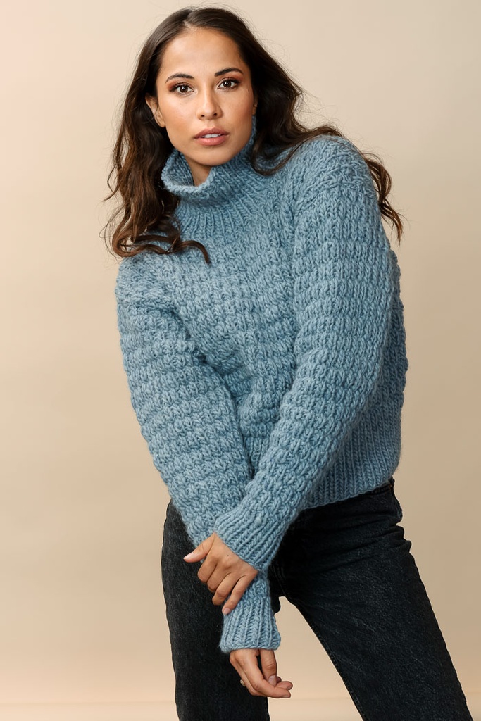 [Y7340342] Pintaneulepaita Molly | Hjertegarn 2463 ohje