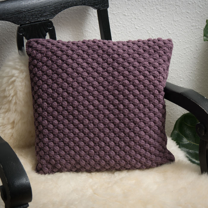 Kuplavirkattu tyyny  | Hjertegarn Tilbehör 94-2 ohje