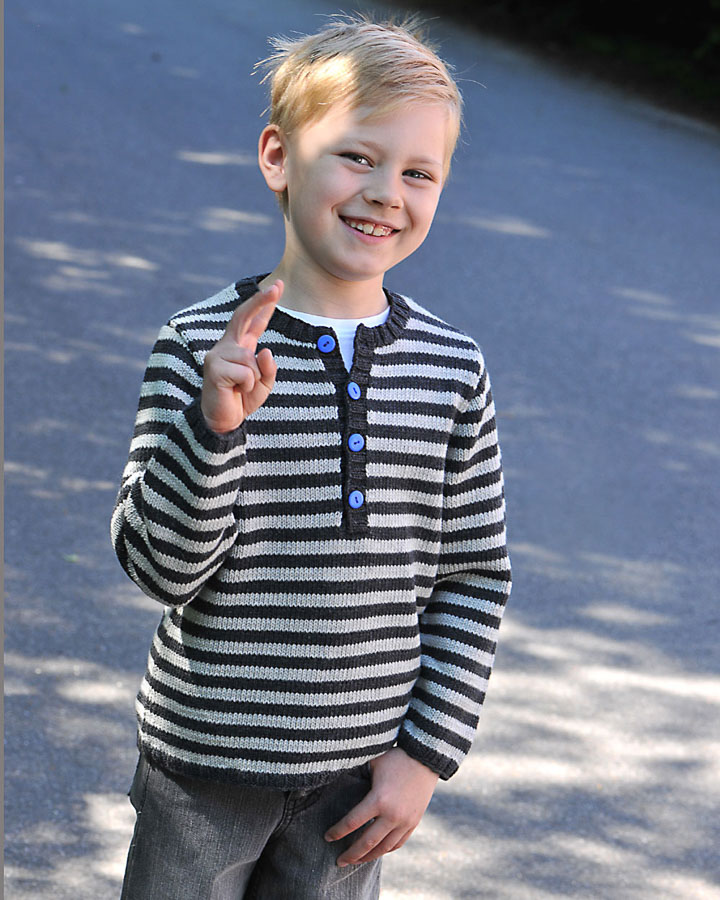 Lapsen raitapaita  | Hjertegarn 163-1641 ohje