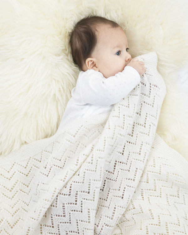 Vauvan siksakpeitto  | Gjestal  16-01 ohje