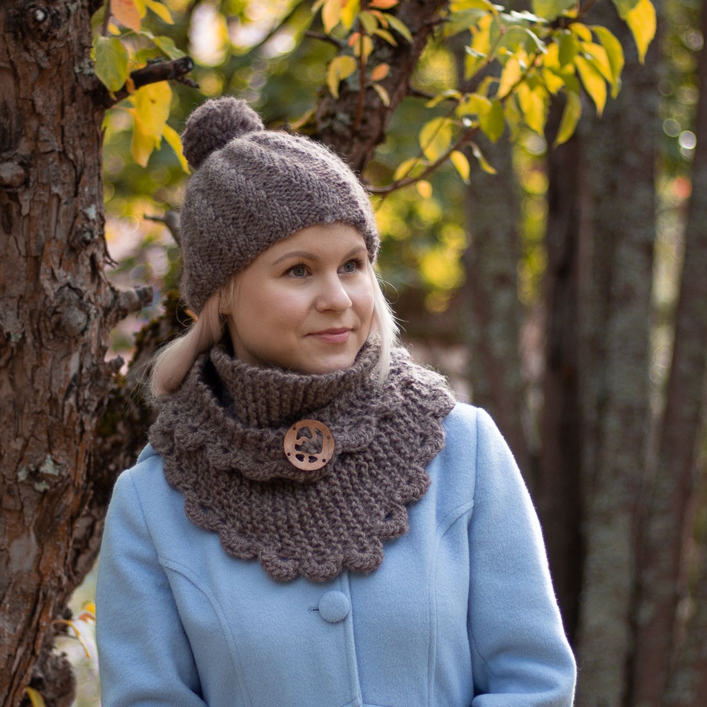 Kierreraitapipo ja piparireunushuivi | Lankamaailma ohje