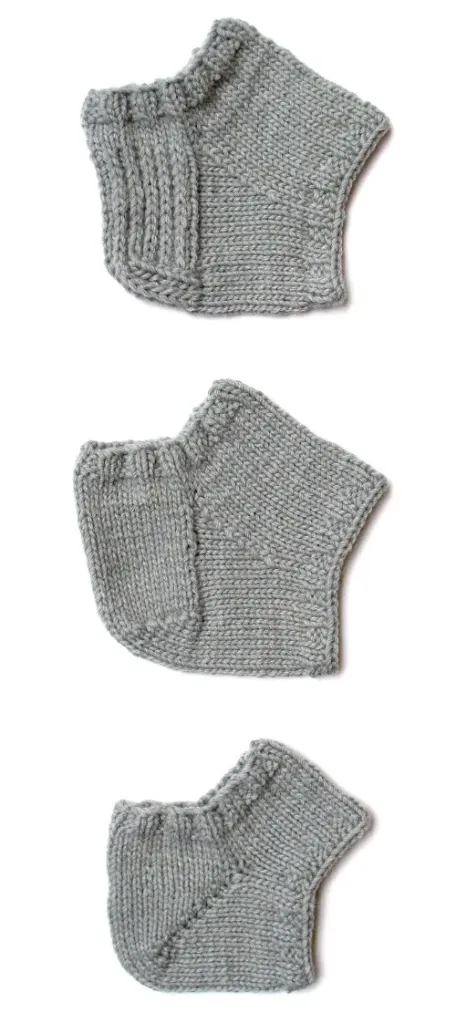 Perussukka ja kolme kantapäätä | Lankamaailma ohje