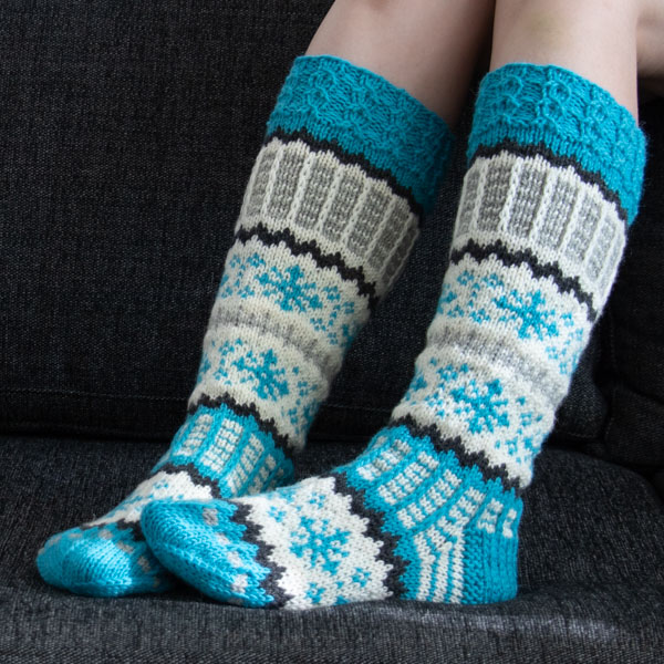 Talvi-sukat | Lankamaailma / Sarita Kotkavalkama ohje