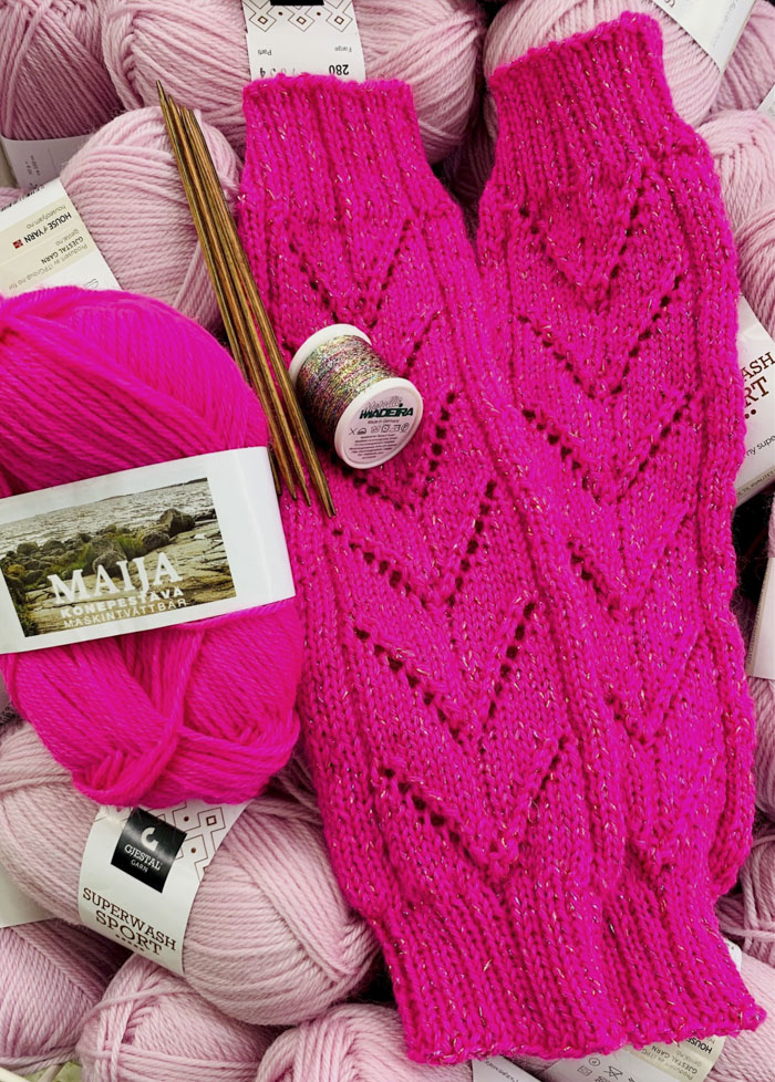 [Y7310060] Säde pitsineulesäärystimet | Lankamaailma ohje