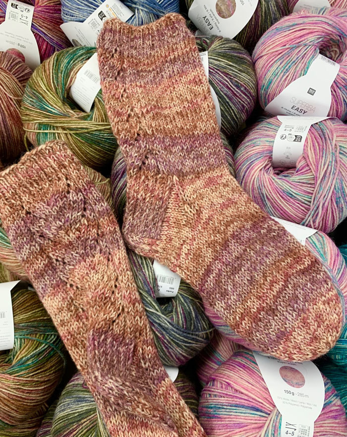 [Y7310061] Superba pitsineulesukat | Lankamaailma ohje