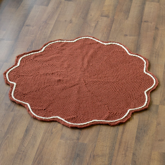 Piparkakku-matto | Lankamaailma / Maria Keltomäki ohje