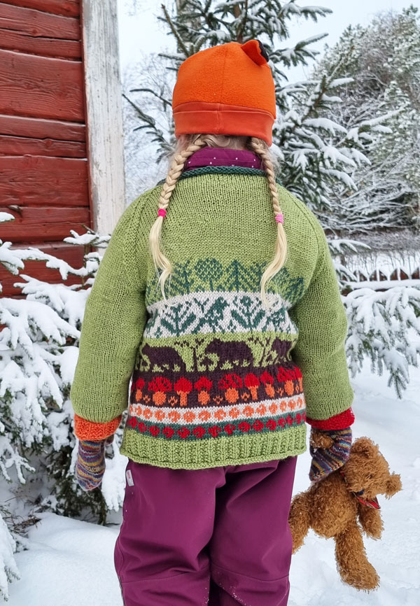 Lapsen Meidän metsä paita | Lankamaailma / Merja Palin ohje