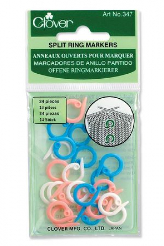 [F347] Silmukkamerkki avoin rengas 347 Clover