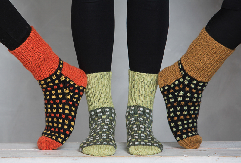 Pilkulliset sukat | Viking Garn 1611-6 ohje