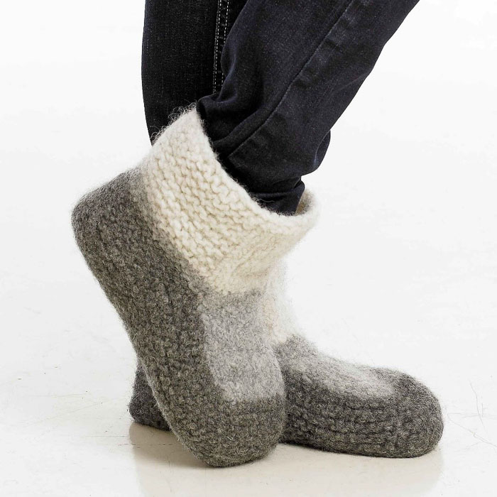 [Y7310031] Huovutetut tossut | Viking Garn 1113-10 ohje