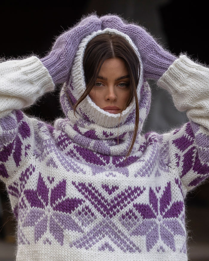 Snoi kirjoneulekauluri | Viking Garn 2409-5 ohje