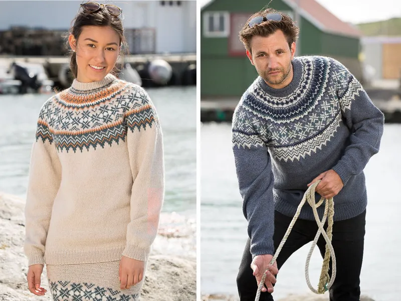 Fryd kirjoneulepusero | Viking Garn 1709-4 ohje