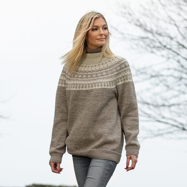 Natur kaarrokepusero | Viking Garn 2006-8 ohje