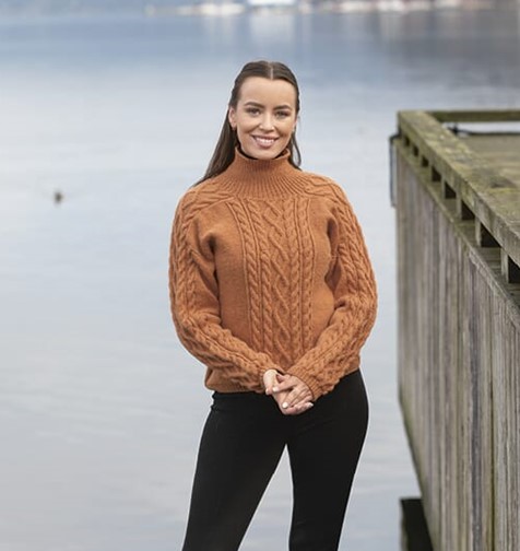 [Y7340101] Maldon palmikkopusero | Viking Garn 2114-1 ohje