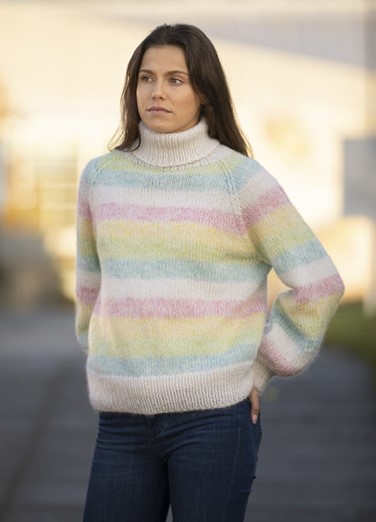 [Y7340130] Tankefull raglanpusero | Viking Garn 2031-12 ohje