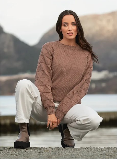 Koriander neulepusero | Viking Garn 2209-2 ohje