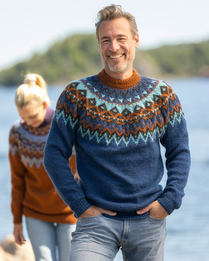 Kraft kirjoneulepaita | Viking Garn 2329-1 ohje