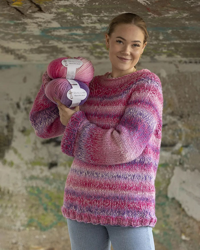 [Y7340303] Ren raglanneulepaita | Viking Garn 2337-13 ohje