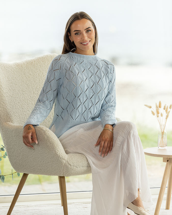 [Y7340391] Tönsberg pitsineulepaita | Viking Garn 2514-6 ohje