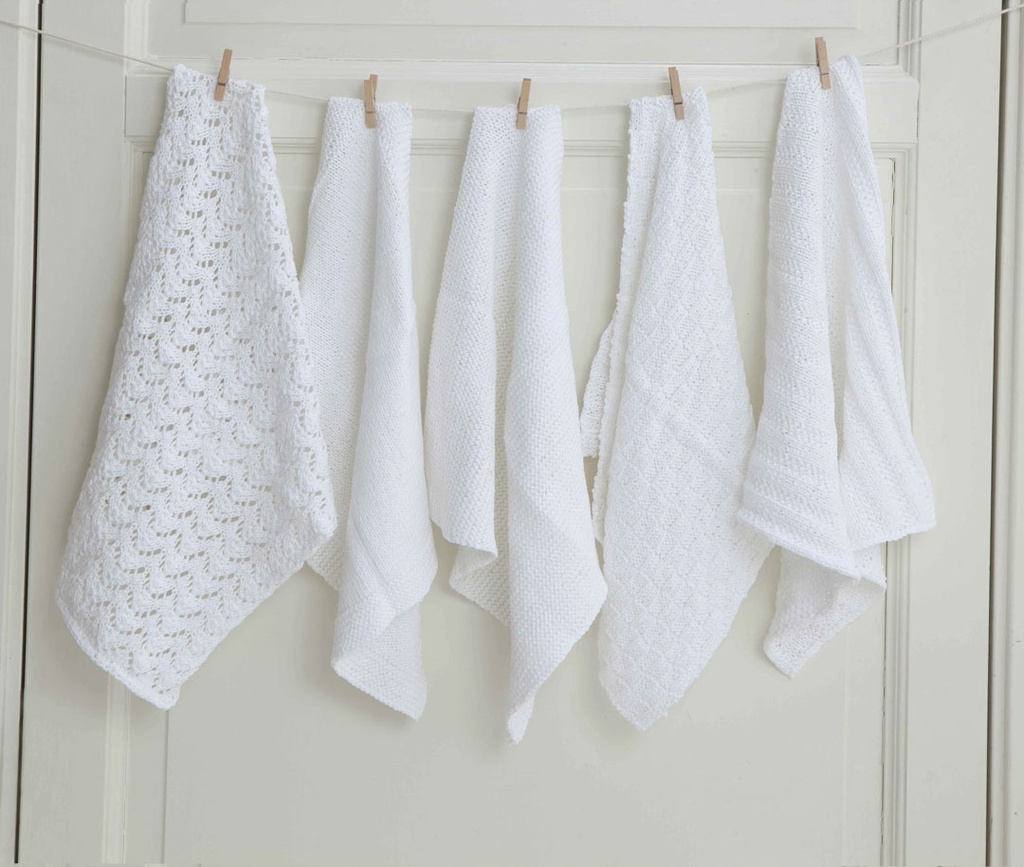 [Y7350039] Neulotut pyyhkeet | Viking Garn 1406-12+13 ohje