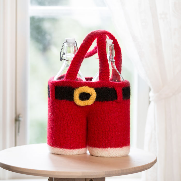 [Y7350065] Tonttuhousut-pullonpidike | Viking Garn 1715-17 ohje